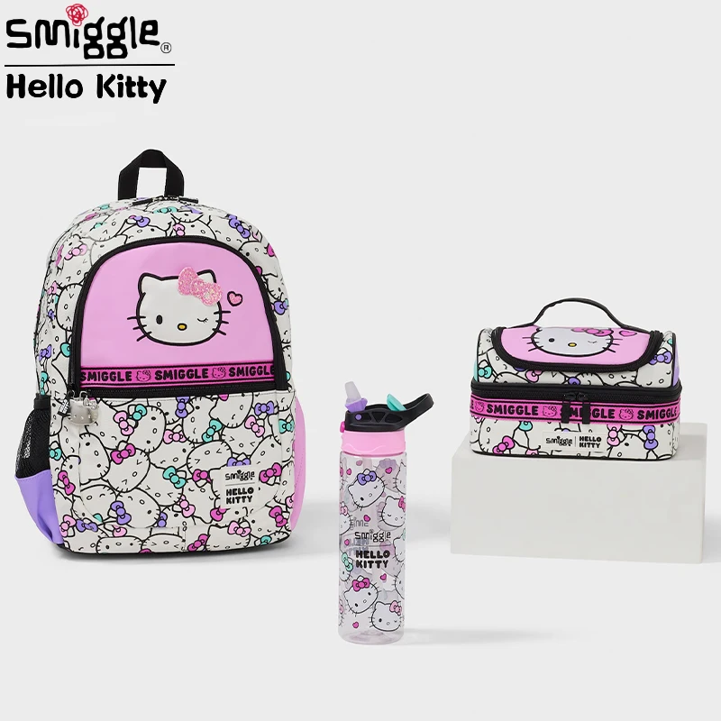 뜨거운 판매 새로운 호주 smiggle 헬로 키티 만화 시리즈 어린이 학교 가방 애니메이션 배낭 학생 선물