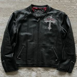 고난 재킷 새로운 힙합 해골 자수 하라주쿠 패션 Pu 가죽 남성 재킷 긴 소매 지퍼 재킷 코트 streetwear
