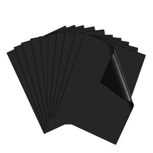 10/20pcs 5x7 인치 단일 측면 유연한 고무 마그네틱 시트 전자 제품에 DIY 절단 금형 보관을위한 비 접착성