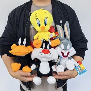 Looney Tunes 버그 버니 플러시 장난감 - 어린이를 위한 새로운 클래식 디자인 20cm 부드러운 인형 장난감