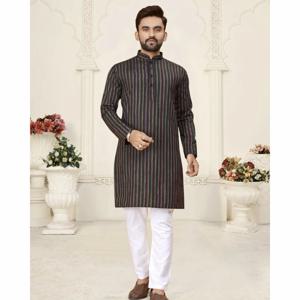 2025 여름 남성 디지털 인쇄 Kurta Vardha 레귤러 피트 만다린 칼라 롱 Kurtas 스타일 남성용