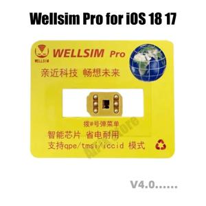 최신 V4.0 웰심 프로 글루 버전 (QPE Esim Intel MEP 모드 포함) 아이폰 iOS 18 17용