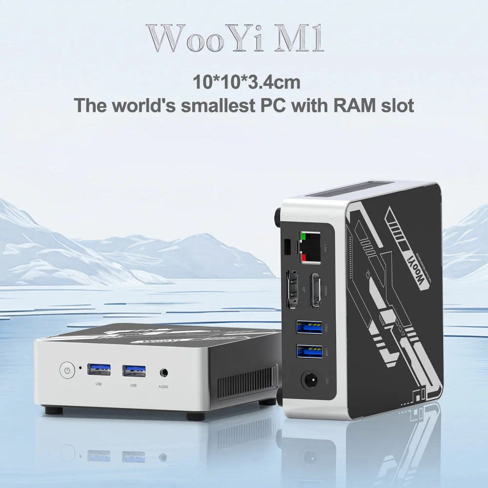 M1 미니 PC 인텔 트윈 레이크 N150 16GB DDR4 512GB/1TB SSD 윈도우 11 초소형 포켓 컴퓨터 4K 60Hz HDMI+DP 출력 Wifi5 BT4