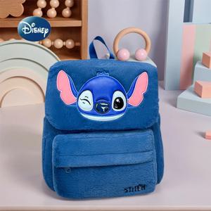 여성을위한 대용량 산호 벨벳 디즈니 배낭 3D 만화 경량 소프트 Schoolbag 여행 통근 배낭