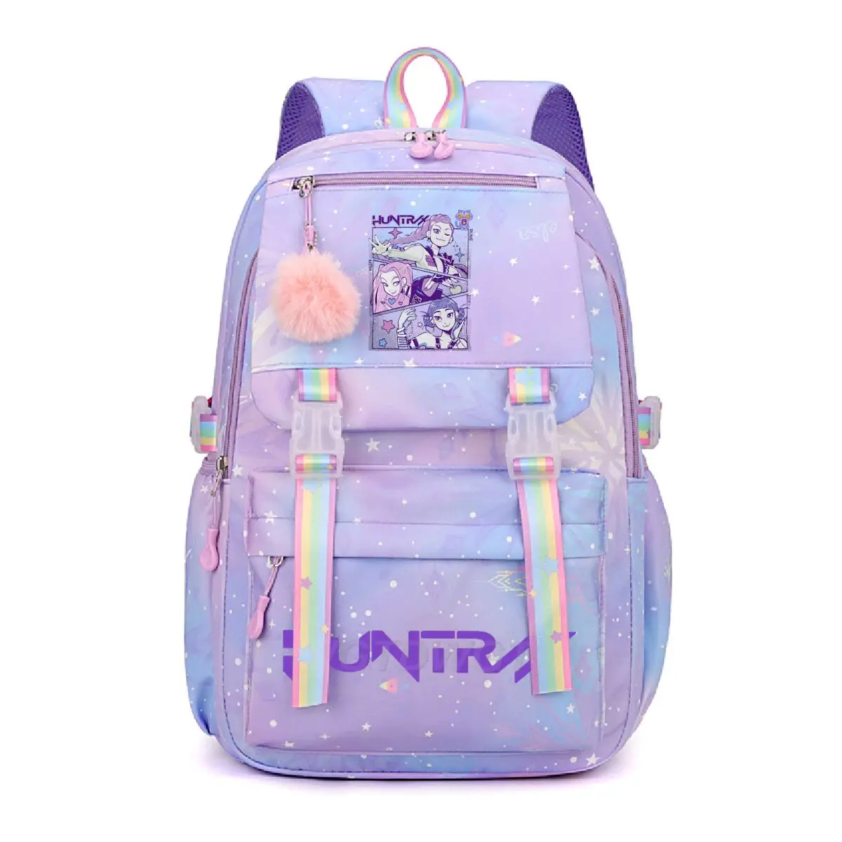 Kpop 악마 사냥꾼 Huntrix 그래픽 Schoolbags 귀여운 만화 어린이 Teeneger 학교 배낭 Kpop 악마 사냥꾼 가방 선물