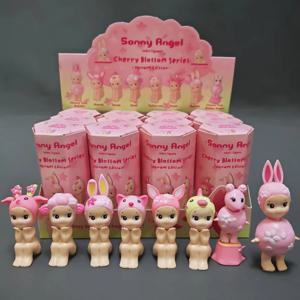 새로운 뜨거운 판매 애니메이션 천사 체리 블라인드 박스 피규어 꽃 시리즈 장식품 PVC 모델 인형 팬 어린이 선물 무작위