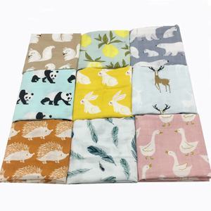 새로운 코튼 베이비 담요 신생아 부드러운 유기농 코튼 베이비 담요 모슬린 Swaddle Wrap Feeding Burp Cloth Towel Scarf Baby Stuff