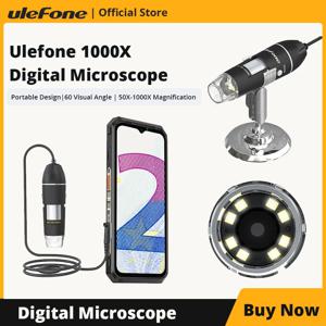 Ulefone 디지털 현미경 카메라, 파워 아머 18T, 파워 아머 19, 파워 아머 13, 아머 16 프로용, 8 가지 조정 가능한 LED 조명, 1000X
