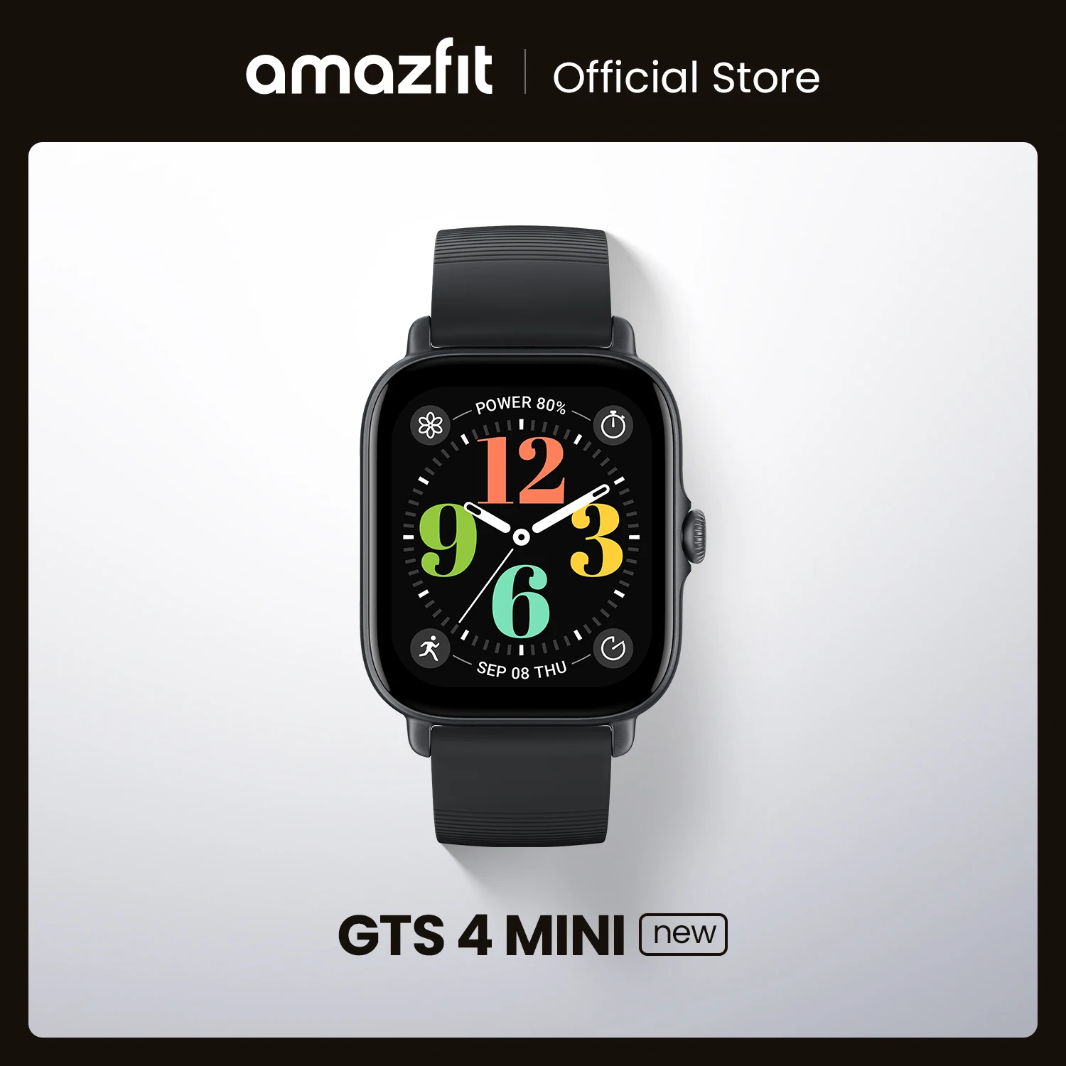 Amazfit GTS 4 mini new  미니 스마트워치, 알렉사 내장, 24 시간 심박수, 150 가지 스포츠 모드, 스마트 워치