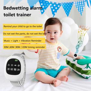 Bedwetting 알람 작은 소년 아이 성인 침대 젖음 유뇨증 알람 변기 훈련 드롭 배송