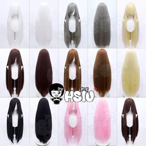 푹신한 옥수수 파마 코스프레 가발 섬유 합성 가발 20 색 100cm 긴 가발 HSIU 애니메이션 파티 가발 + 가발 모자