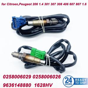0258006029 0258006026 9636148880   1628HV 람다 O2 산소 센서 시트로엥 푸조 206 301 307 308 406 607 807 1.6 VTi 1.8 2.0