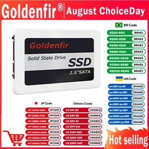 Goldenfir SSD 120GB 250GB 500GB 960GB 2.5 하드 드라이브 디스크 솔리드 스테이트 디스크 2.5 