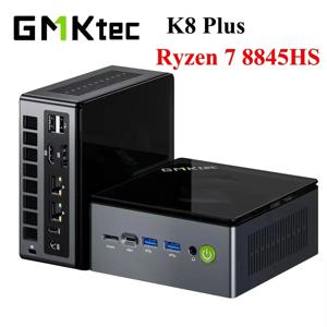 GMKtec K8 PLUS 미니 PC 윈도우 11 프로 DDR5 5600Mhz (최대 96GB) PCIe4.0 NVMe SSD WIFI6 BT5.2 미니 PC 데스크탑 게이밍 컴퓨터
