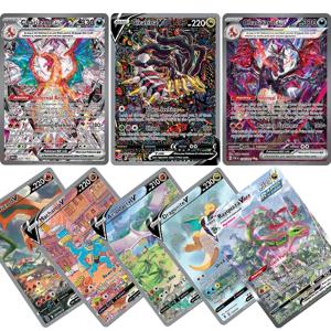 포켓몬 PTCG 배틀 Charizard Ex Rayquaza 풀 아트 호일 취미 수집품 게임 컬렉션 희귀 카드