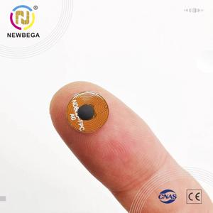 13.56mhz F08 FPC 라벨/태그, F08 1K 바이트 프로그래밍 가능 칩, 미니 NFC 방지 금속 태그 스티커 RFID 액세스 제어 시스템 [Dia8mm]