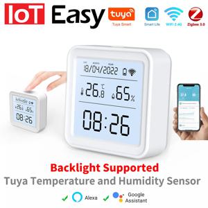 Tuya 와이파이 지그비 온도 습도 센서 앱 원격 모니터, 스마트 홈용, 스마트 라이프, 알렉사 구글 어시스턴트로 작동