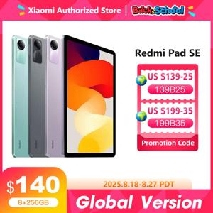 Xiaomi Redmi Pad SE Mi 태블릿 글로벌 버전 Snapdragon ®   680 쿼드 스피커 Dolby Atmos ®   90Hz 11인치 디스플레이 8000mAh 128GB / 256GB