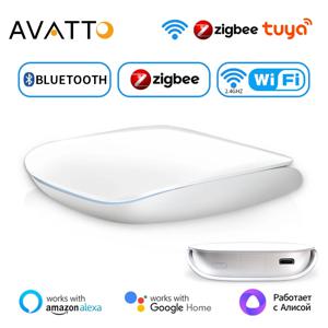 AVATTO Tuya ZigBee/BLE 스마트 게이트웨이 허브 멀티 모델 스마트 홈 브리지 무선 리모컨은 Alexa Google 홈과 함께 작동합니다.