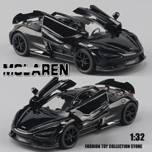 1: 32 Malaren 765TL 빠르고 격렬한 7 합금 자동차 모델 다이캐스트 장난감 소리와 가벼운 차량 장식 장난감 어린이 선물