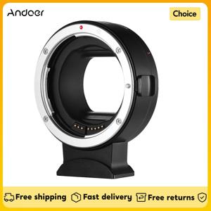 Andoer EF-EOS R 자동 초점 카메라 렌즈 어댑터 링, 캐논 EF EF-S 렌즈-캐논 EOS R RF 마운트 풀 프레임 카메라용 IS 이미지