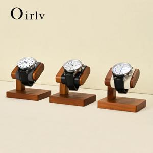 Oirlv 목재 쥬얼리 정리함 팔찌 시계 디스플레이 스탠드, 쥬얼리 보관 거치대, 시계 랙, 쇼케이스용 소품