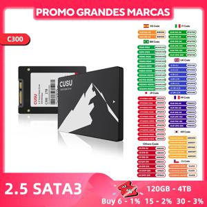 CUSU SSD 1TB 512GB 256GB 128GB SATA3 하드 드라이브 노트북 데스크탑용 2TB SSD SATA 솔리드 스테이트 디스크