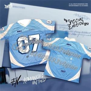 YBSY Enhypen Daydream Jersey 202526 티셔츠 남성 특별 제공 뉴 여름 여성 티셔츠 반소매 탑 셔츠 키즈
