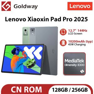 레노버 샤오신 패드 프로 2025 디멘시티 8300 128GB/256GB ROM 12.7인치 LCD 144Hz 2.9K 디스플레이 10200mAh 45W 충전기 ZUI 16 PC 태블릿