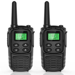 2PCS 미니 워키 토키 휴대용 양방향 라디오 UHF 송수신기 세트 워키 토키 어린이와 성인을위한 라디오 워키 토키