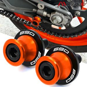 KTM 690 SMC Duke 690SMC SMC R 690Duke 2009-2025 2021 2022 2023 오토바이 밸브 캡 M10 스윙 암 스풀 슬라이더 스탠드 나사