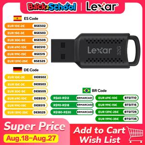 기존 Lexar JumpDrive V400 USB 3.0 스틱 32GB 64GB 128GB 256GB USB 펜 드라이브 메모리 스틱 U 디스크 컴퓨터 용
