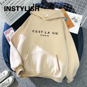 여성용 캐주얼 프린트 루즈 후드티, 긴 소매 후드 스웻셔츠, 하라주쿠 심플 탑, 레이지 스타일 풀오버, 2023 스트리트웨어, 봄