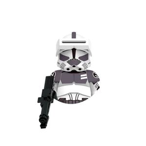 X0351 클론 기병 Kamino 빌딩 블록 폭탄 분대 기병 벽돌 501st Legion Jet Troopers 그림 캡틴 그레이 미니 키즈 장난감
