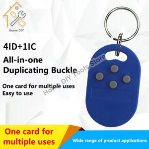 1pc RFID 다중 키 포브 5 1 125khz T5577 EM ID 쓰기 가능한 IC 13.56Mhz 1k S50 UID 변경 가능한 키 포브 태그