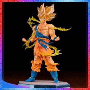 인기 애니메이션 드래곤볼 손오공 슈퍼 사이어인 피규어, 손오공 DBZ 액션 피규어 모델, 어린이를 위한 소장용 피규어 선물, 17cm, 6.69 인치