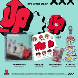 보이 스토리 앨범 업, CD + 카드 + 포토북 + 키링 + 스티커