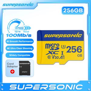 초음속 256G 고속 TF/SD 카드 메모리 카드 TF SD 빠른 읽기 쓰기 128g 64g 32g 미니 메모리 카드 클래스 10 카메라/휴대폰용