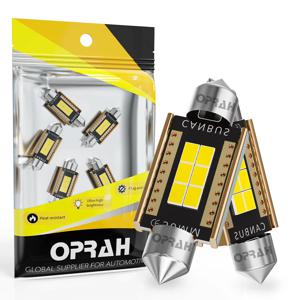 오프라 2pcs LED C5W C10W 12V 24V 자동차 조명 꽃줄 31/36/39/41mm CANBUS 오류 없음 트럭 자동차 인테리어 조명 돔 번호판 램프