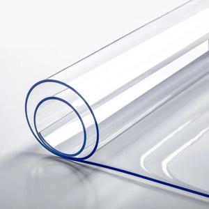 PVC 투명 테이블 보호대 주방 책상 및 식탁용 1.0mm 두께 방수 내유성 커버 가정 및 사무실에 이상적