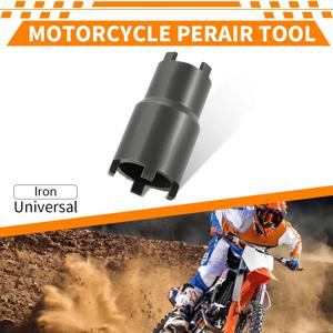 오토바이 너트 제거 도구 블랙 양방향 클러치 잠금 너트 렌치 KTM Yamaha HONDA Suzuki Kawasaki 용 모토 수리 도구