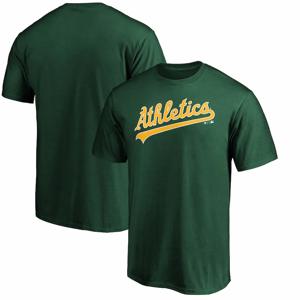 Athletics Oakland Athletics 퓨어 코튼 반팔 티셔츠