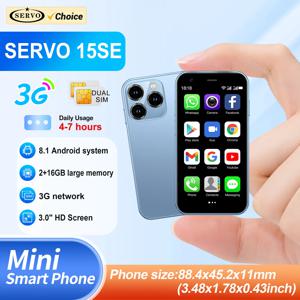 SERVO 15SE 미니 스마트폰 3G WCDMA 안드로이드 시스템 WiFi 핫스팟 Play Store 3.0