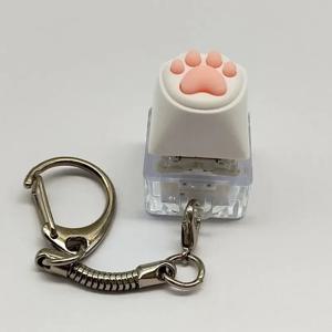 귀여운 고양이 발톱 열쇠 고리 열쇠 고리 손가락 끝 감압 압력 장난감 키캡 테스터 백 가방 펜던트 축제 커플 선물