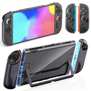 Nintendo Switch 2 용 TPU + PC 투명 케이스 Joycon 보호 쉘 커버 스위치 2 액세서리 용 충격 방지 보호 케이스