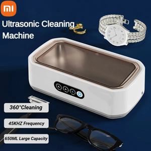 XIAOMI 650ML 초음파 안경 청소 기계 휴대용 대용량 청소 장치 보석 교정기 고주파 청소