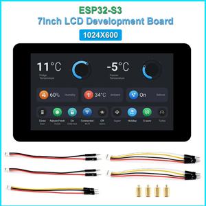 Waveshare ESP32-S3 7.0 인치 1024x600 LCD 개발 보드 ESP32 디스플레이 터치 스크린 LVGL GUI for Arduino IDE ESP-IDF PlatformIO