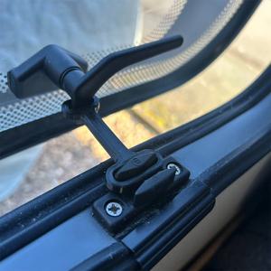 PolyPlastic Windows RV 캠핑카 액세서리 용 2pcs 캐러밴 캠핑카 창 환기 스테이