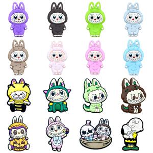 10PCS 실리콘 비즈 새로운 초점 비즈 DIY 펜 쥬얼리 펜던트 액세서리 실리콘 비즈 크리 에이 티브 Diy 수제 아기 선물
