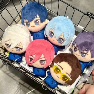블루 잠금 Hiori Isagi Yoichi Nagi Seishiro Mikage 10cm 봉제 인형 푹신한 Maumet 키 체인 펜던트 인형 참 애니메이션 팬 선물